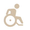 Icon representing a wheelchair