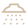 Icon representing a shower